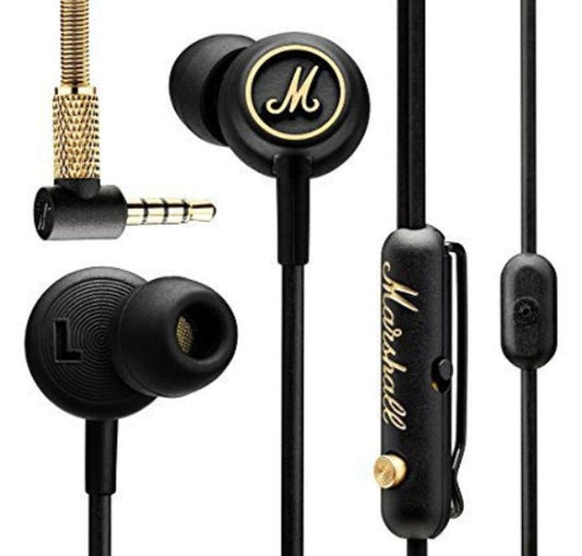JMT-067594 Gold In-Ear Earplugs with L-Bend Plug Design