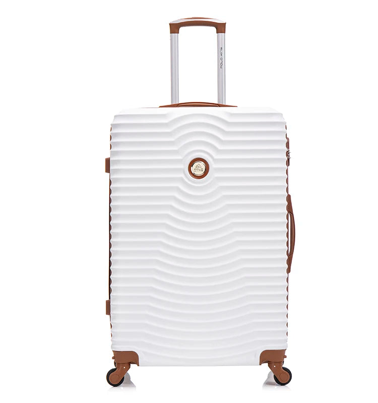 JMT-067658 Lightweight Durable 3-Piece Travel Suitcase Set - Trolley Luggage Bags for Effortless Travel