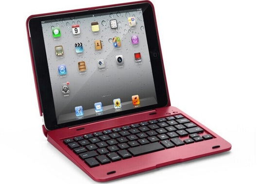 JMT-067722 Aluminum Keyboard Case with Rotating Stand for iPad Mini - Bluetooth Compatible