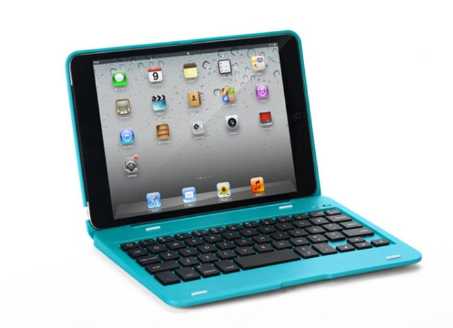 JMT-067722 Aluminum Keyboard Case with Rotating Stand for iPad Mini - Bluetooth Compatible