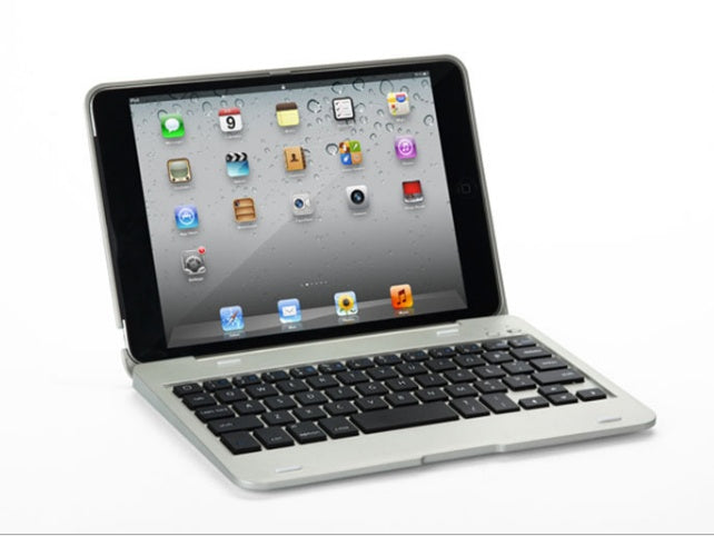 JMT-067722 Aluminum Keyboard Case with Rotating Stand for iPad Mini - Bluetooth Compatible