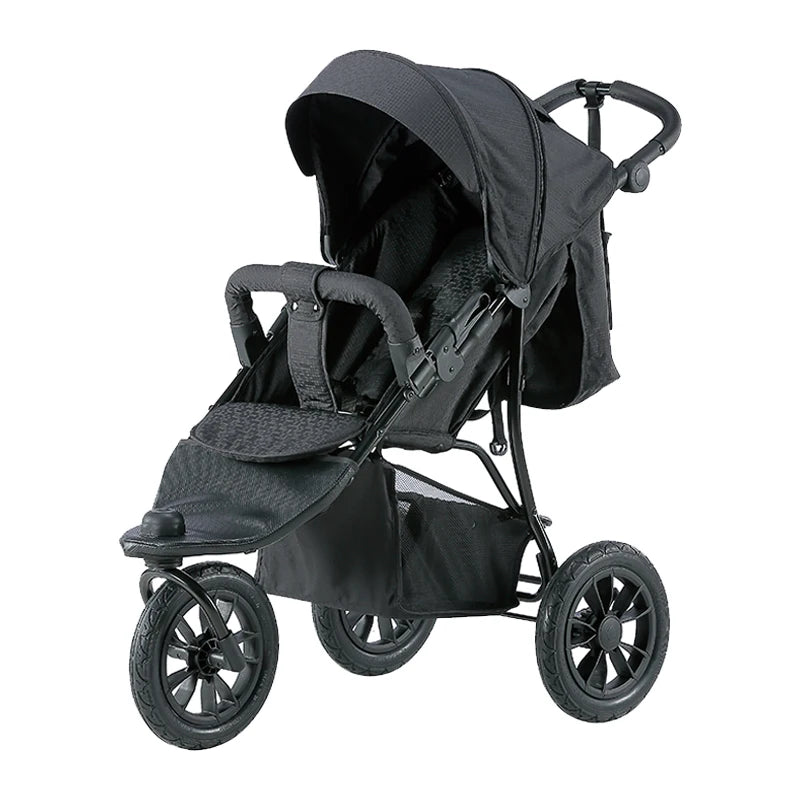 JMT-067786 Lightweight 3-Wheel Folding Baby Stroller and Tricycle Carrier Pram