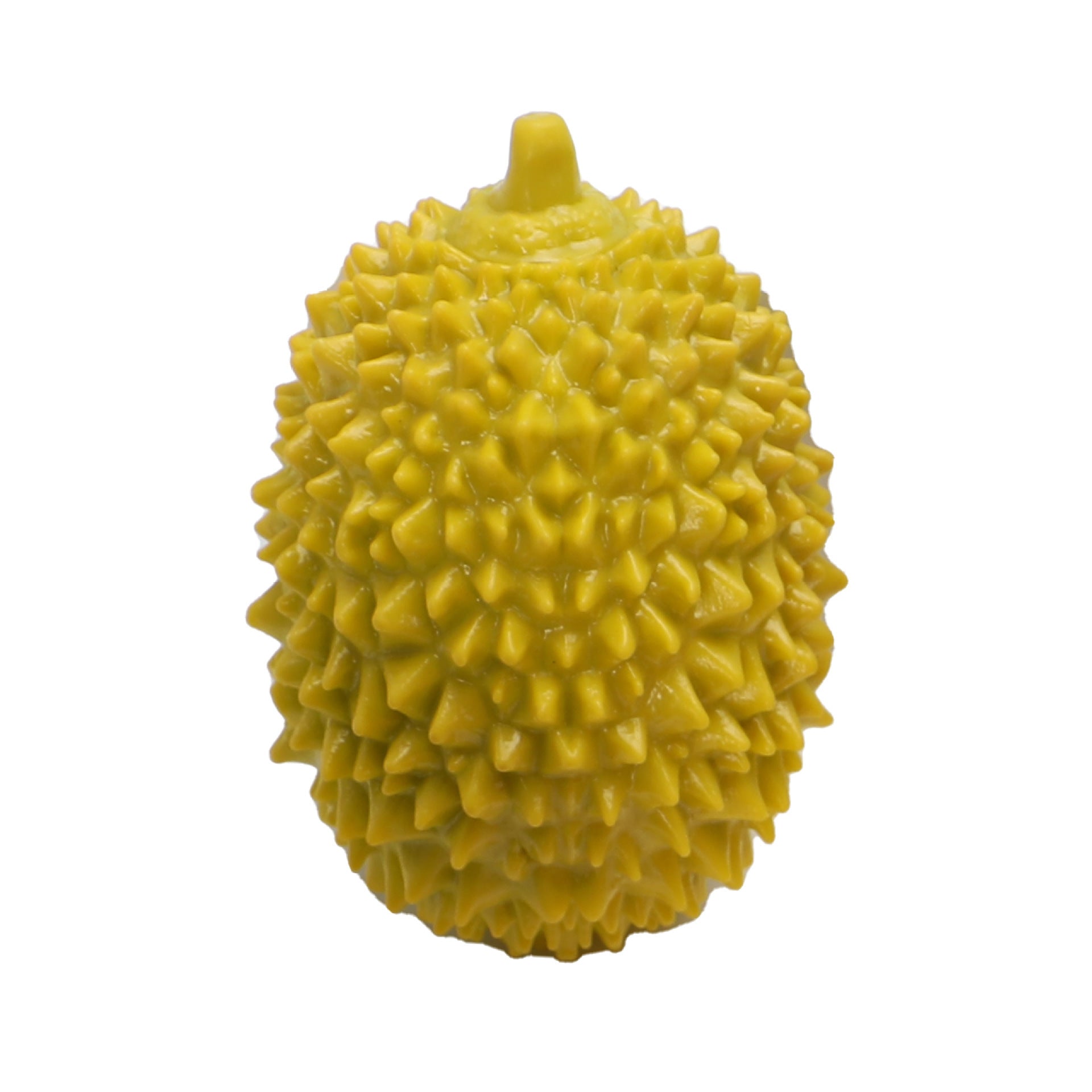 JMT-067914 Durian-Shaped Chewing Toy for Dogs - Squeaky Tooth Cleaning and Training Toy for Small and Medium Breeds