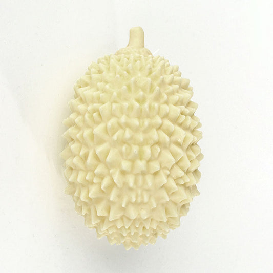JMT-067914 Durian-Shaped Chewing Toy for Dogs - Squeaky Tooth Cleaning and Training Toy for Small and Medium Breeds