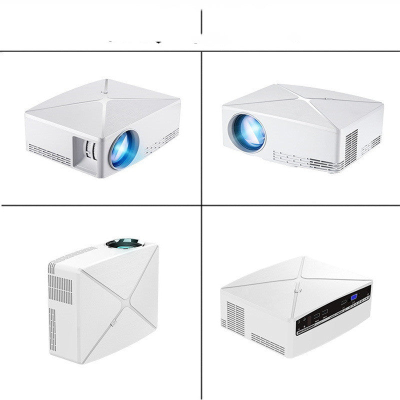 JMT-068106 C80 Mini Projector - Compact 720p Home Theater Experience with LED Projection, 30-200 Inch Display