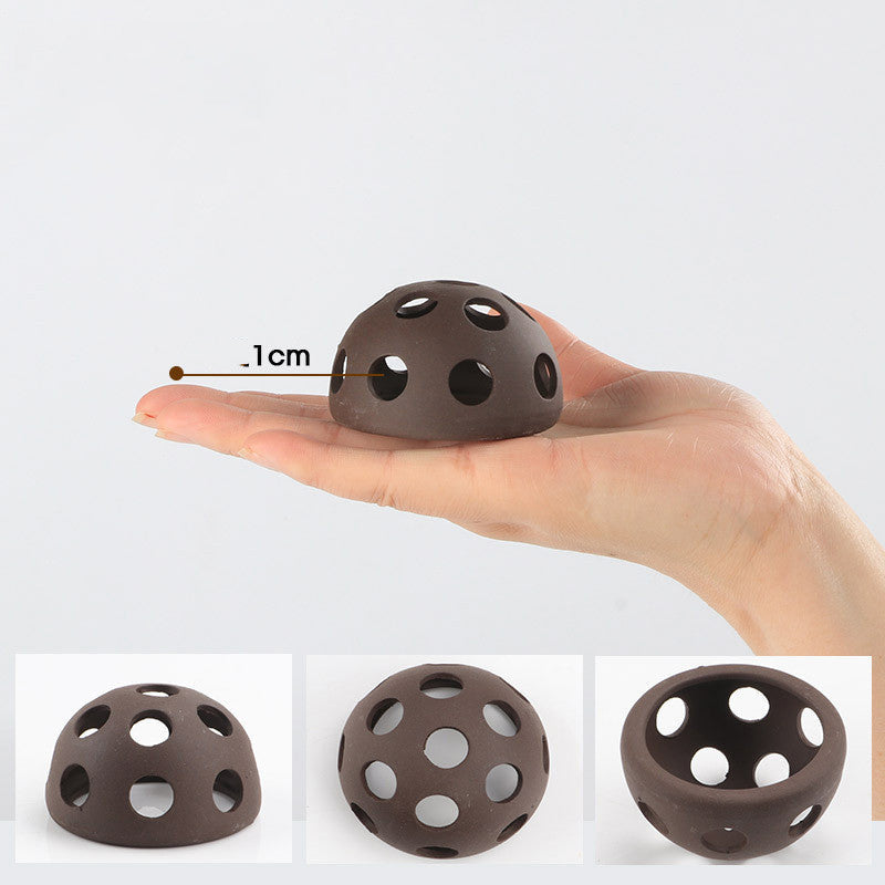 JMT-068106 Ceramic Fish Tank Spawning Pots in Various Designs and Hole Configurations