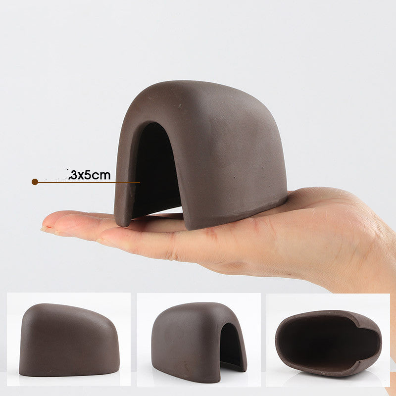 JMT-068106 Ceramic Fish Tank Spawning Pots in Various Designs and Hole Configurations