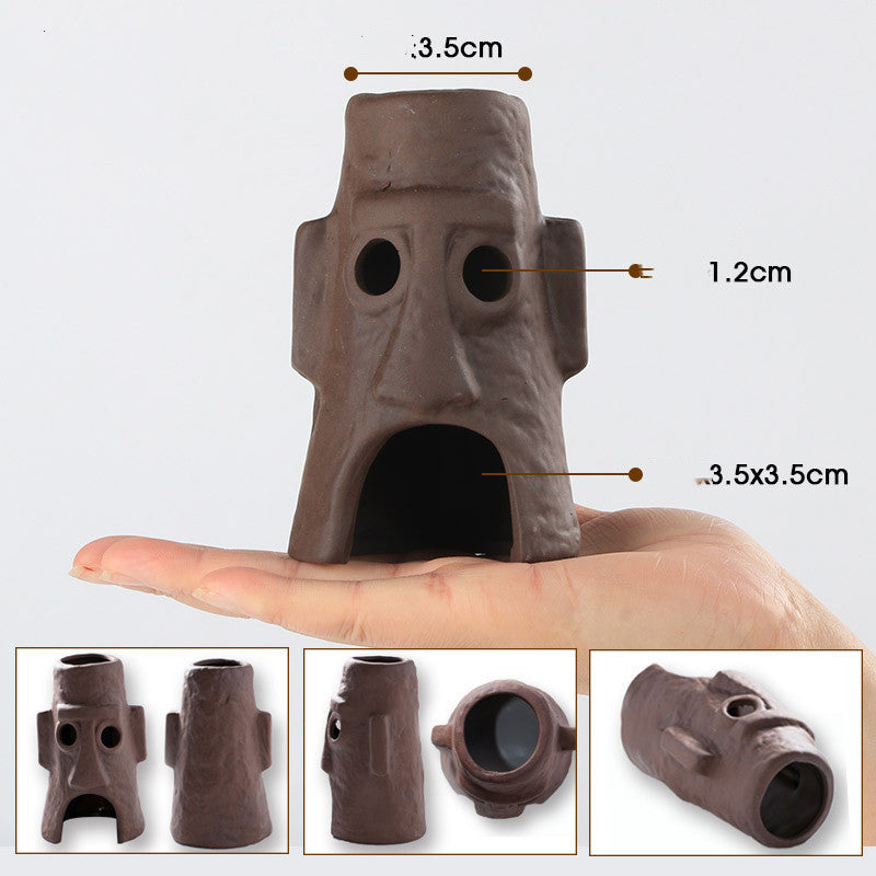 JMT-068106 Ceramic Fish Tank Spawning Pots in Various Designs and Hole Configurations