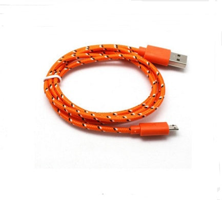 JMT-068106 Nylon Braided USB Charging Data Cable for iPhone 5/6/6S - 3 Meters Long