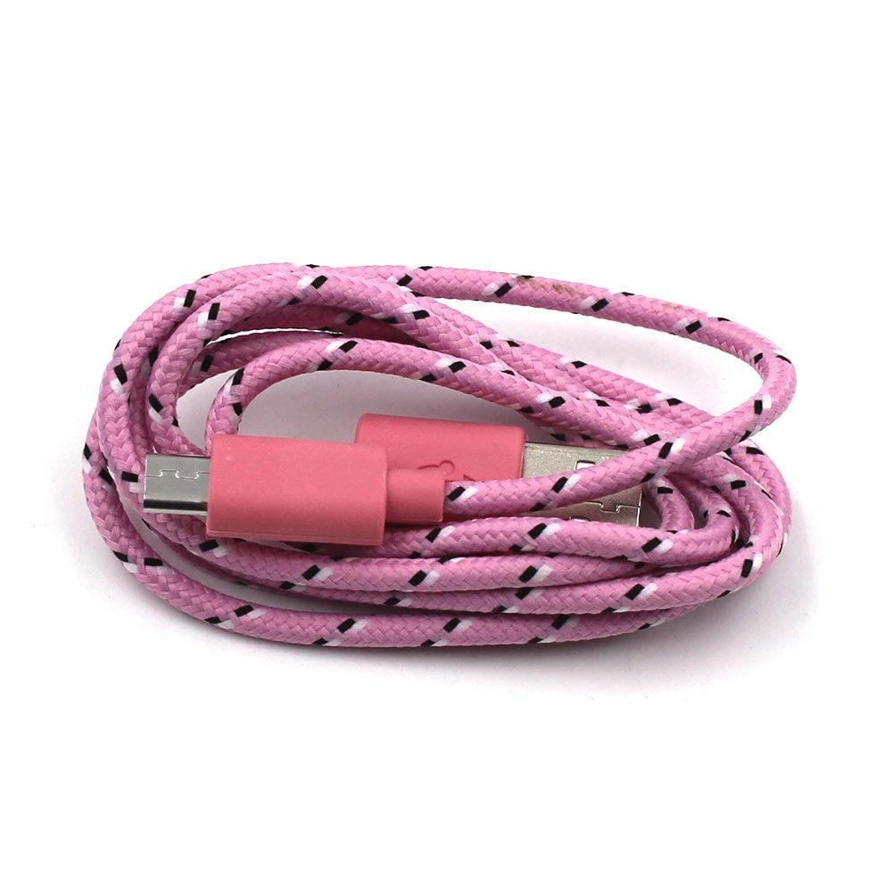 JMT-068106 Nylon Braided USB Charging Data Cable for iPhone 5/6/6S - 3 Meters Long