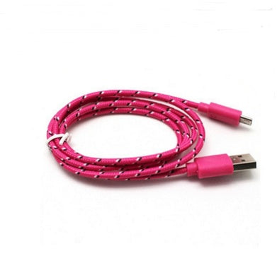 JMT-068106 Nylon Braided USB Charging Data Cable for iPhone 5/6/6S - 3 Meters Long