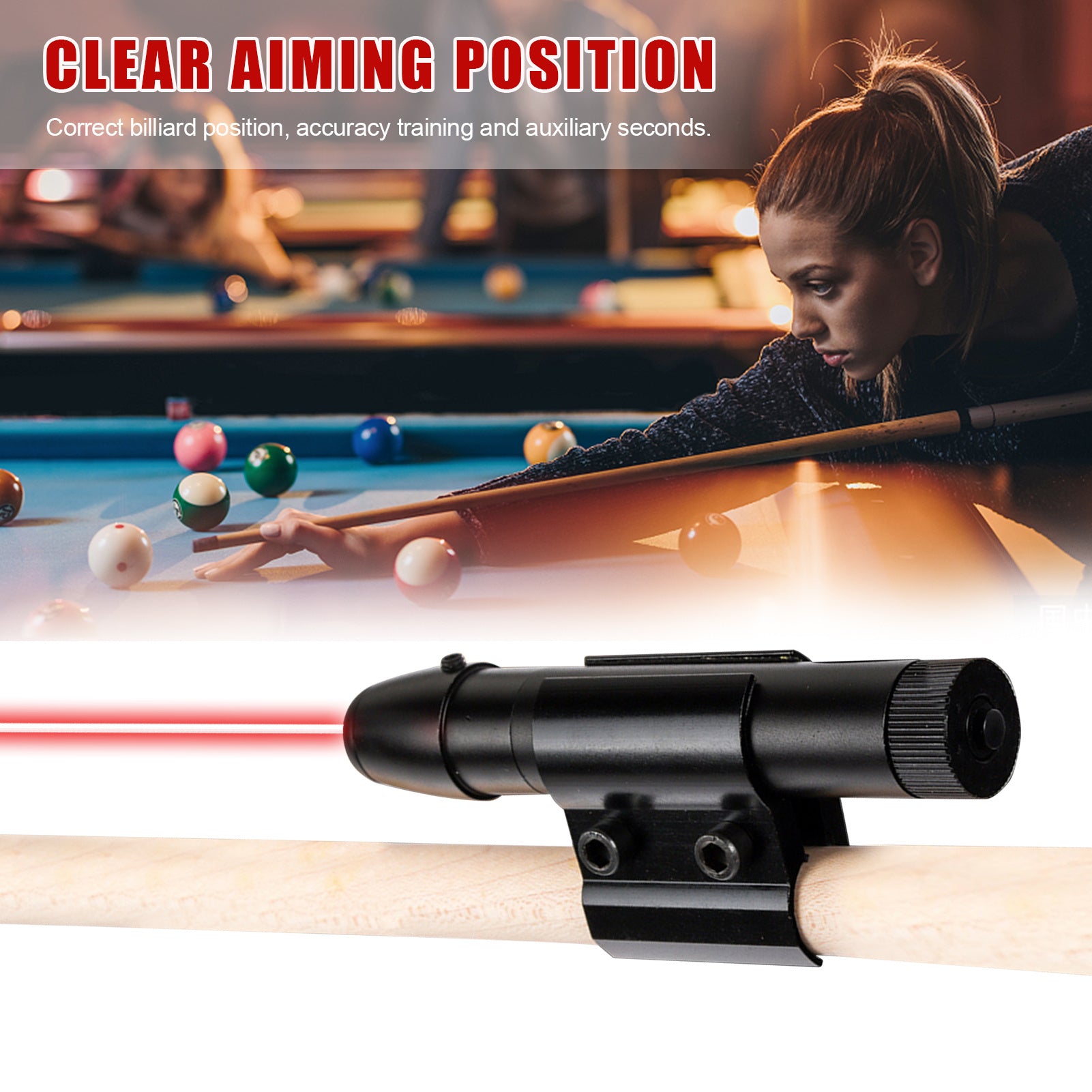 JMT-068234 Calibrated Red and Green Laser Sight with Universal Clip and Accessories