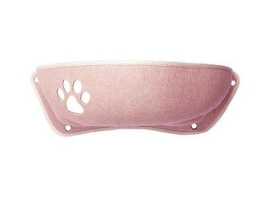 JMT-068234 Crescent-Shaped Cat Litter Box with Suction Cups and Velvet Pad for All Seasons