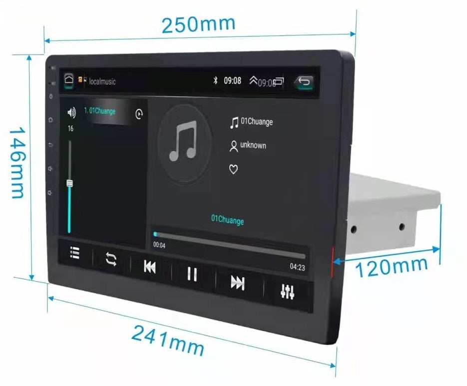 JMT-068426 Large LCD Rotating Screen Car Navigation System