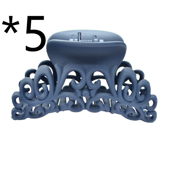 JMT-068618 Plastic Hair Claw Clip - 9.4 x 5.5 cm, Versatile and Stylish Hair Accessory