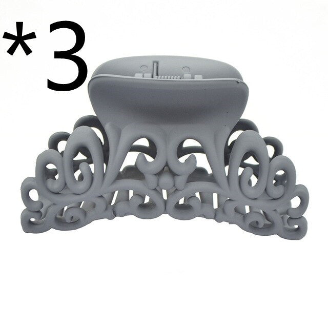 JMT-068618 Plastic Hair Claw Clip - 9.4 x 5.5 cm, Versatile and Stylish Hair Accessory