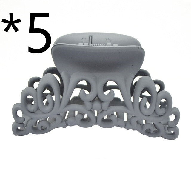 JMT-068618 Plastic Hair Claw Clip - 9.4 x 5.5 cm, Versatile and Stylish Hair Accessory