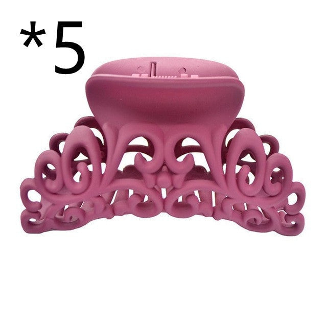 JMT-068618 Plastic Hair Claw Clip - 9.4 x 5.5 cm, Versatile and Stylish Hair Accessory