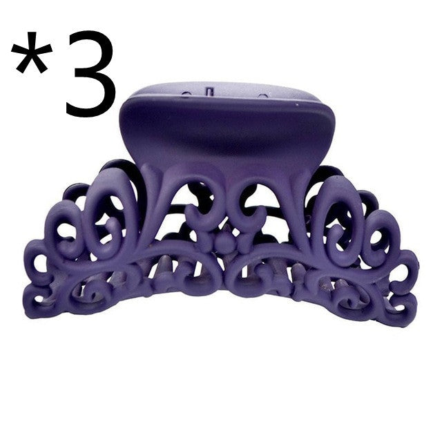 JMT-068618 Plastic Hair Claw Clip - 9.4 x 5.5 cm, Versatile and Stylish Hair Accessory