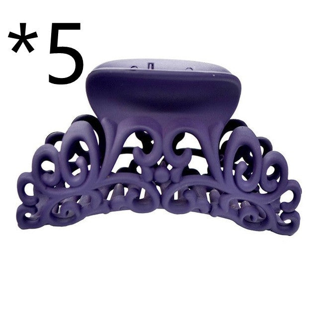 JMT-068618 Plastic Hair Claw Clip - 9.4 x 5.5 cm, Versatile and Stylish Hair Accessory