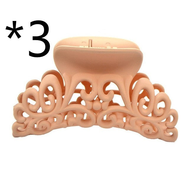 JMT-068618 Plastic Hair Claw Clip - 9.4 x 5.5 cm, Versatile and Stylish Hair Accessory