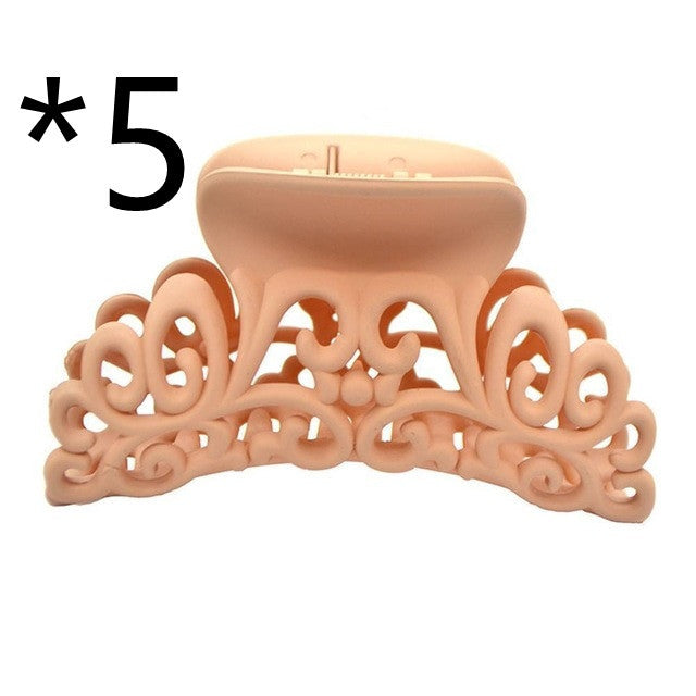 JMT-068618 Plastic Hair Claw Clip - 9.4 x 5.5 cm, Versatile and Stylish Hair Accessory