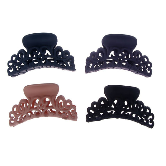 JMT-068618 Plastic Hair Claw Clip - 9.4 x 5.5 cm, Versatile and Stylish Hair Accessory