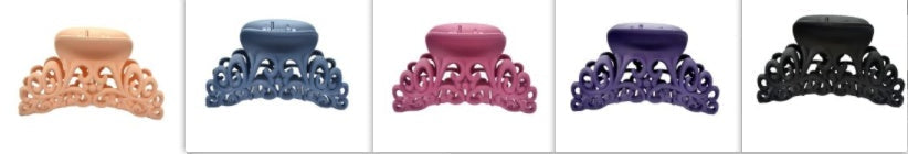 JMT-068618 Plastic Hair Claw Clip - 9.4 x 5.5 cm, Versatile and Stylish Hair Accessory