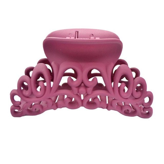 JMT-068618 Plastic Hair Claw Clip - 9.4 x 5.5 cm, Versatile and Stylish Hair Accessory