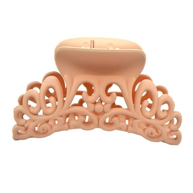 JMT-068618 Plastic Hair Claw Clip - 9.4 x 5.5 cm, Versatile and Stylish Hair Accessory