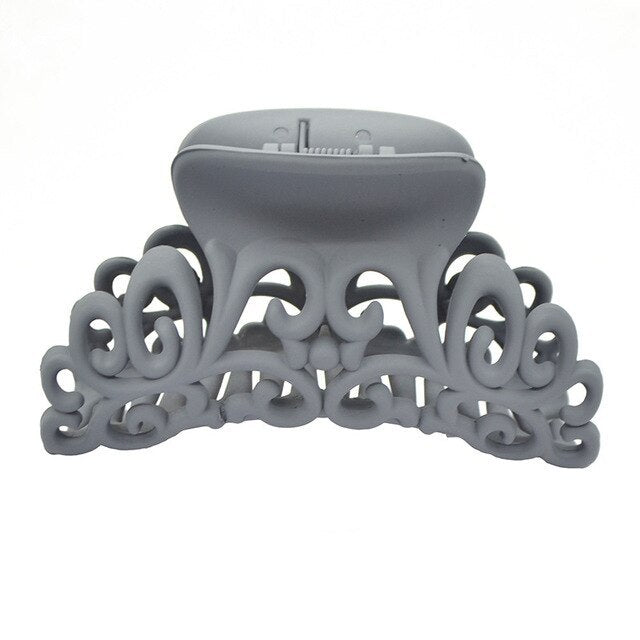 JMT-068618 Plastic Hair Claw Clip - 9.4 x 5.5 cm, Versatile and Stylish Hair Accessory