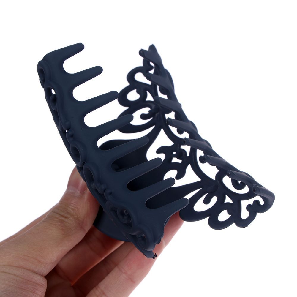 JMT-068618 Plastic Hair Claw Clip - 9.4 x 5.5 cm, Versatile and Stylish Hair Accessory