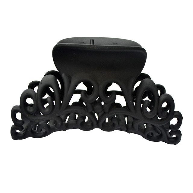 JMT-068618 Plastic Hair Claw Clip - 9.4 x 5.5 cm, Versatile and Stylish Hair Accessory