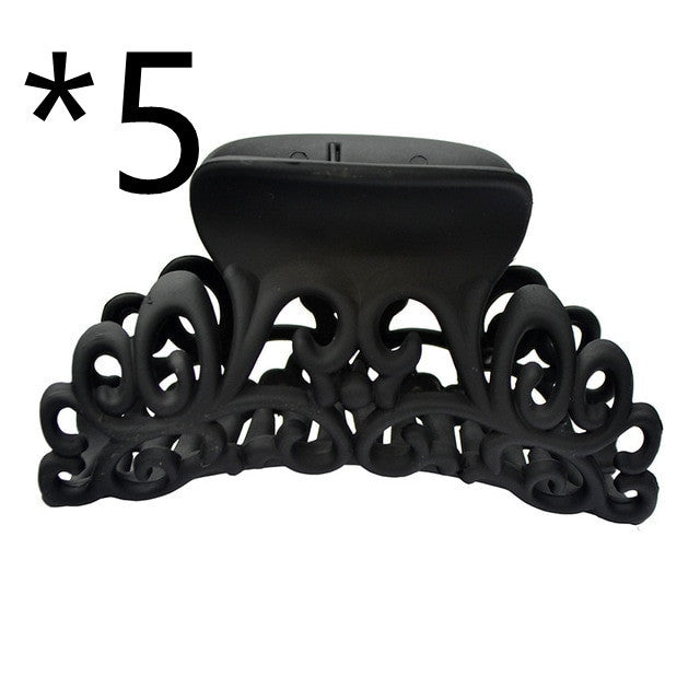 JMT-068618 Plastic Hair Claw Clip - 9.4 x 5.5 cm, Versatile and Stylish Hair Accessory