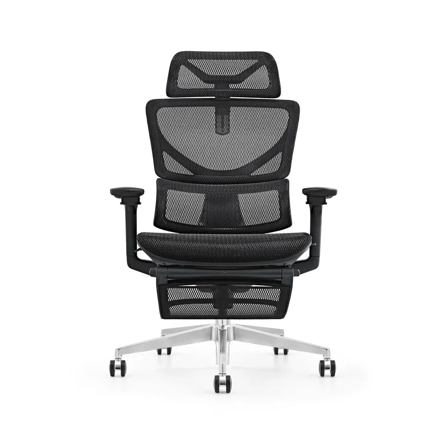 JMT-068682 Ergonomic 4D Armrest Lumbar Support Mesh Office Chair with Adjustable Backrest