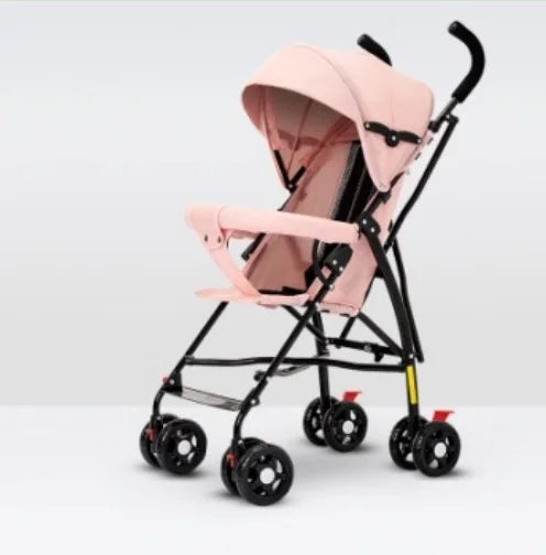JMT-068938 Compact Stroller with Storage Frame and Integrated Cup Holder for Effortless Mobility