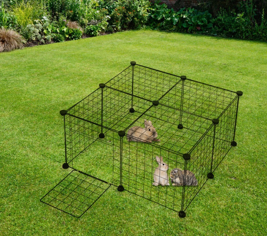 JMT-068938 Eco-Friendly Metal Pet Fence for Secure Outdoor Play areas