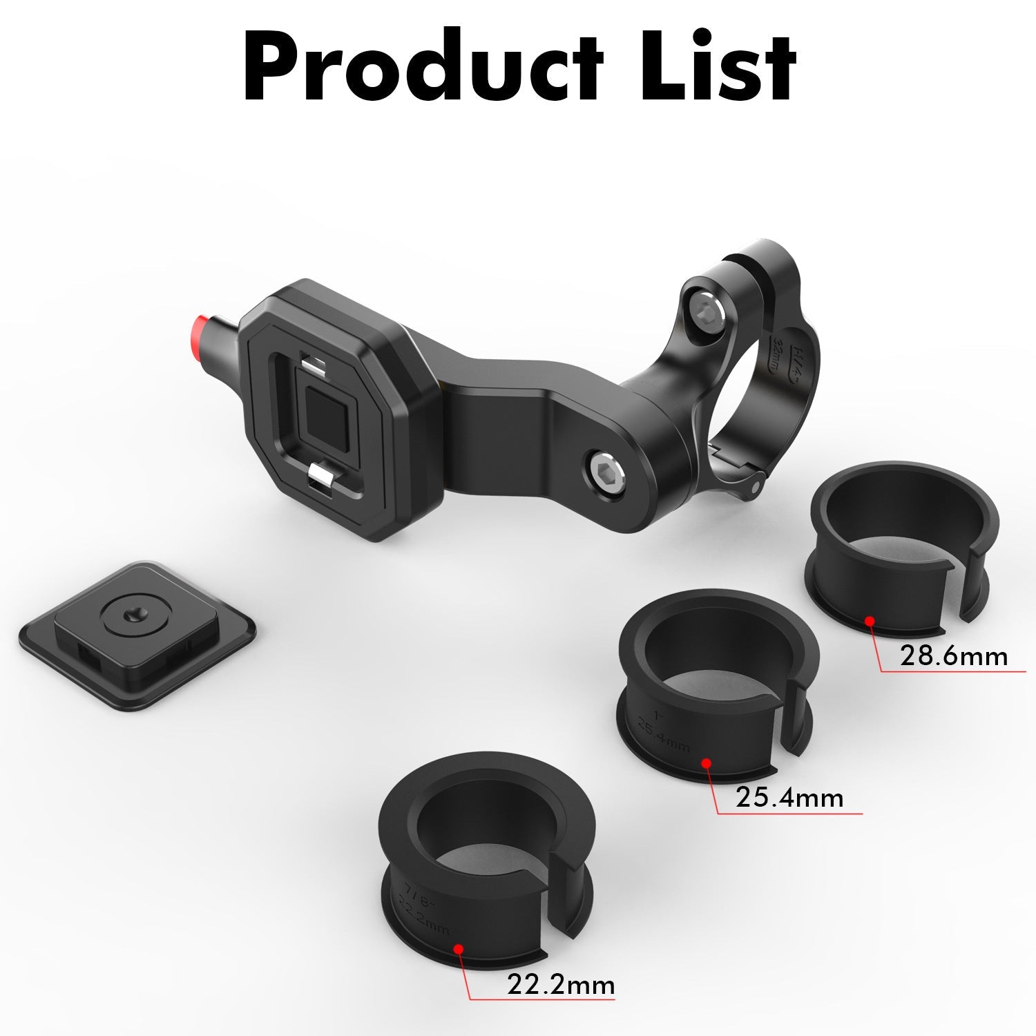 JMT-068938 Universal Plastic Phone Holder for Cycling – ABS & Nylon Fiber Material