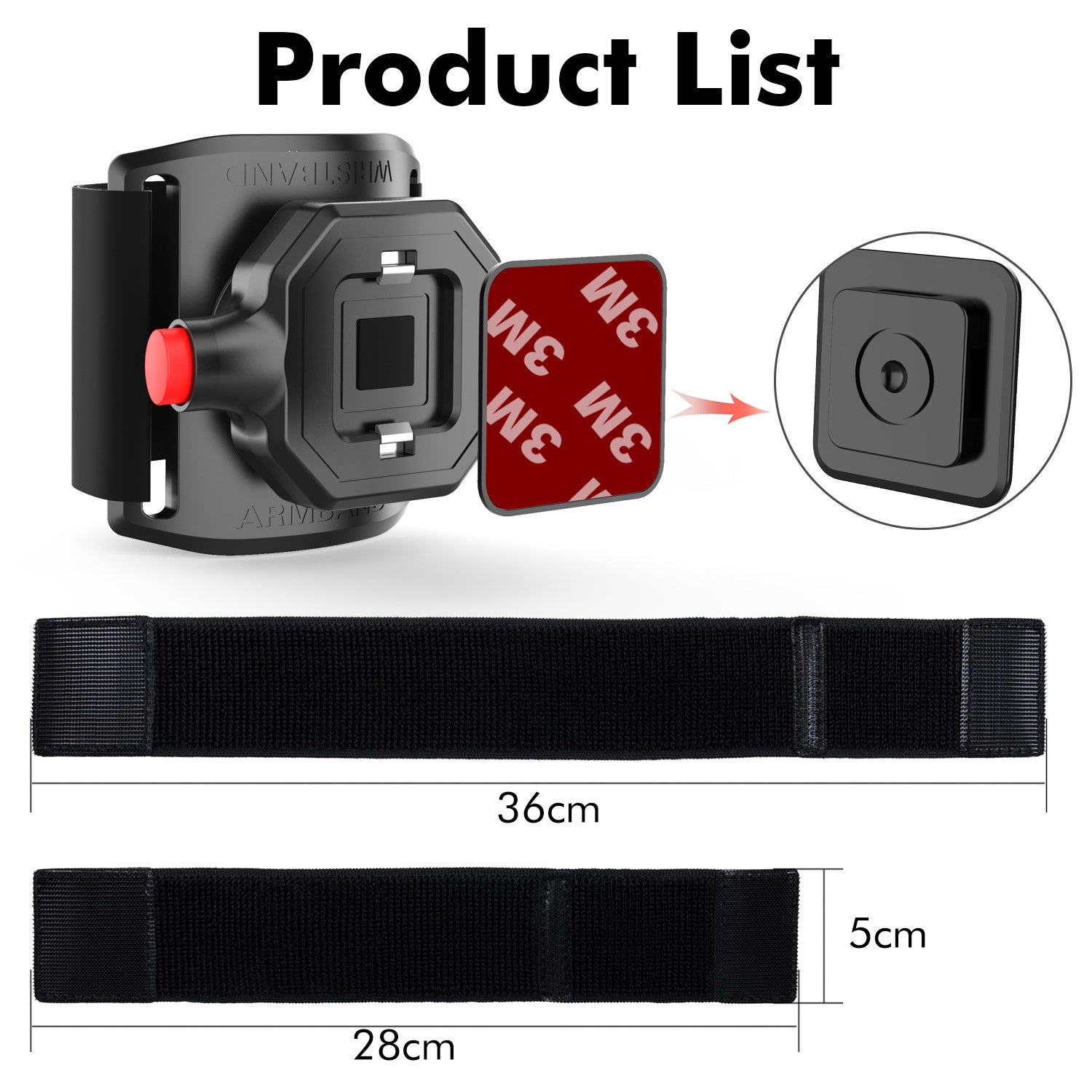 JMT-068938 Universal Plastic Phone Holder for Cycling – ABS & Nylon Fiber Material