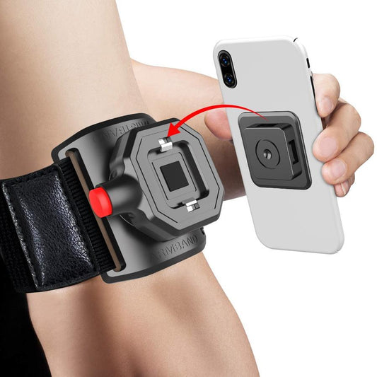 JMT-068938 Universal Plastic Phone Holder for Cycling – ABS & Nylon Fiber Material