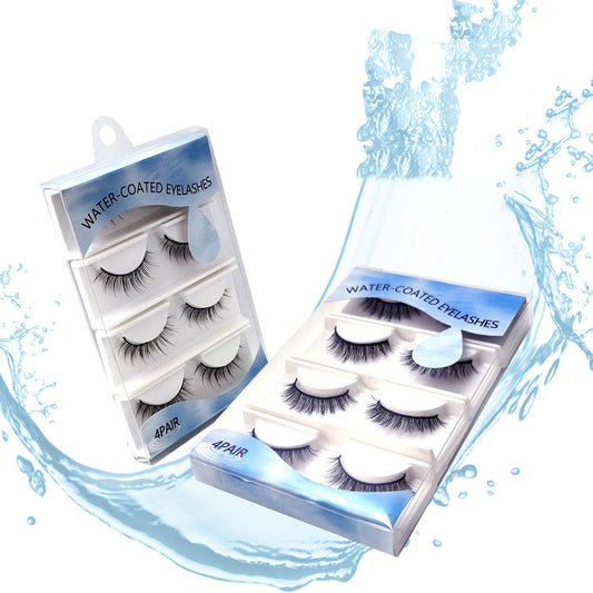 JMT-069194 Instant-Setting Waterproof False Eyelashes - Easy Application with No Glue Required