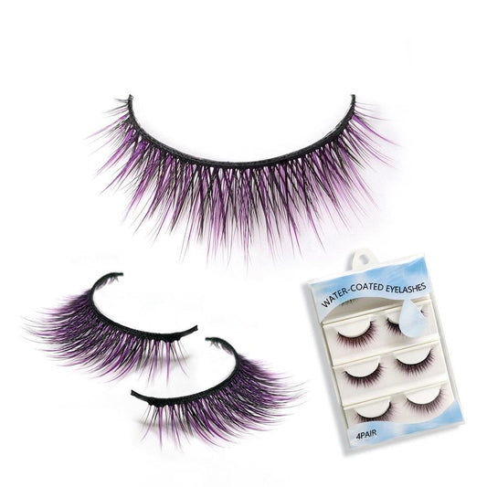JMT-069194 Instant-Setting Waterproof False Eyelashes - Easy Application with No Glue Required