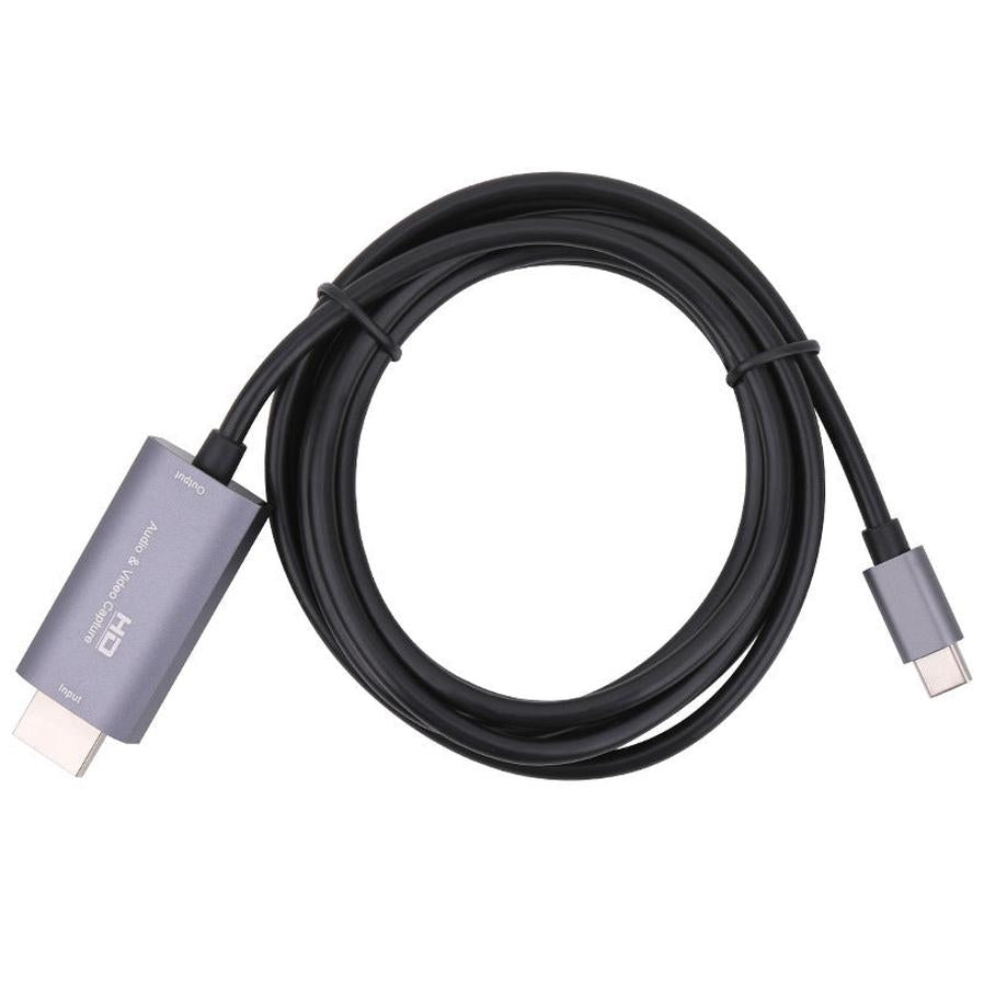 JMT-069258 HDMI Ultra-Clear 4K Input to USB 3.1 Output Capture Card, 1.8m Adapter Cable for Live Broadcasting