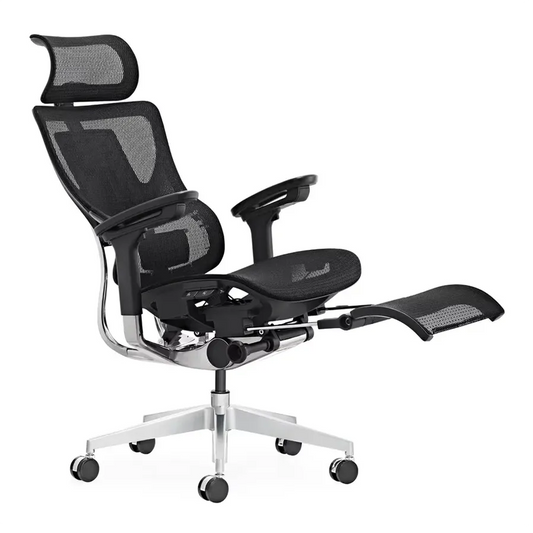 JMT-069386 Ergonomic Swivel Office Chair with 3D Adjustable Headrest and Lumbar Support for Enhanced Comfort