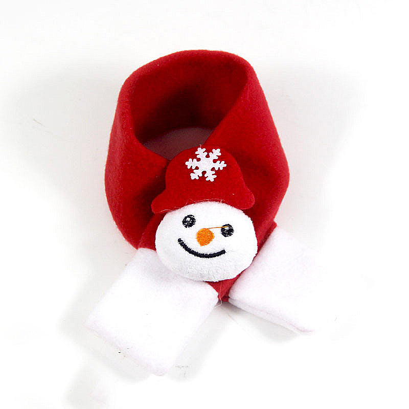 JMT-069706 Cozy Santa Scarf Bow Tie Hat Set for Dogs and Cats