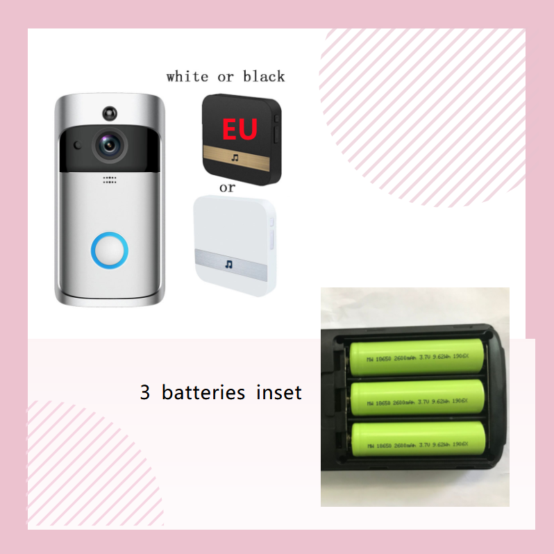 JMT-069898 Smart Wireless WiFi Video Doorbell for Enhanced Home Security