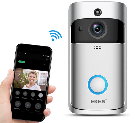 JMT-069898 Smart Wireless WiFi Video Doorbell for Enhanced Home Security