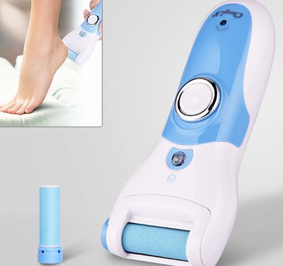 JMT-070218 Rechargeable Foot Callus Remover with Vibration and Accessories, for Smooth Skin Care