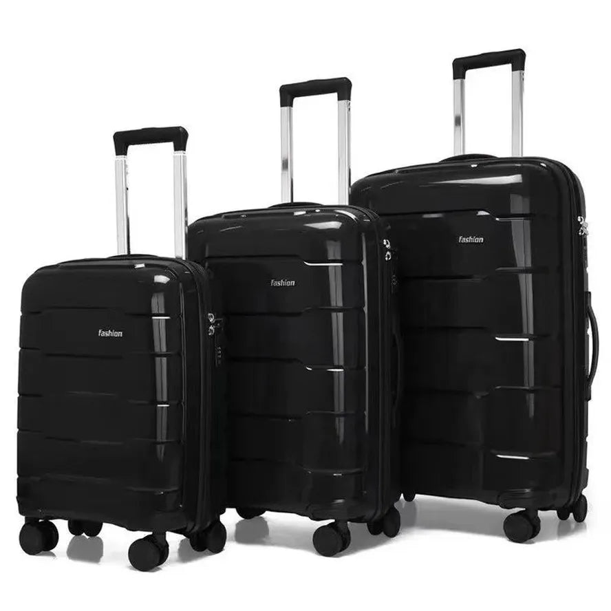 JMT-070346 Lightweight Unisex Luggage Suitcase Set with Silent 360° Spinner Wheels - Available in 20/24/28 Inches