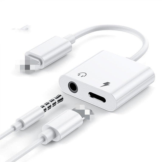 JMT-070410 2-in-1 USB Headphone Audio Converter for Apple Devices - Charge & Listen Simultaneously